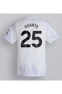 Fotbalové Dres Manchester United Manuel Ugarte #25 Venkovní Oblečení 2025-26 Krátký Rukáv